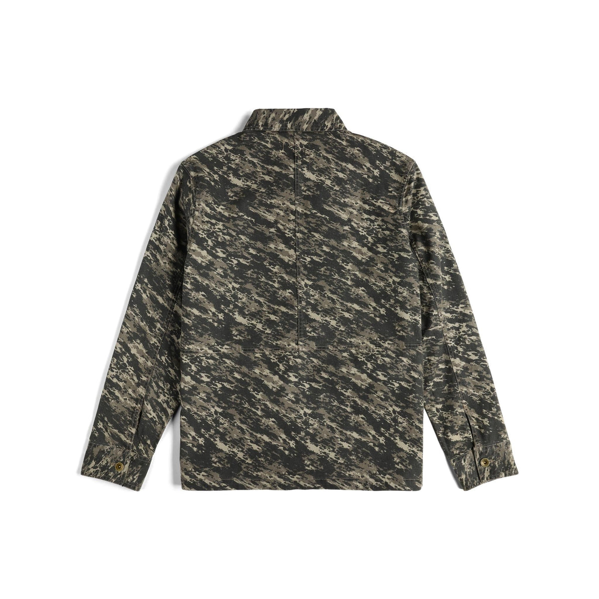 Back View of Topo Designs Utility Jacket - Men's in "Beetle Yukon"