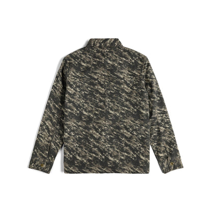 Back View of Topo Designs Utility Jacket - Men's in "Beetle Yukon"