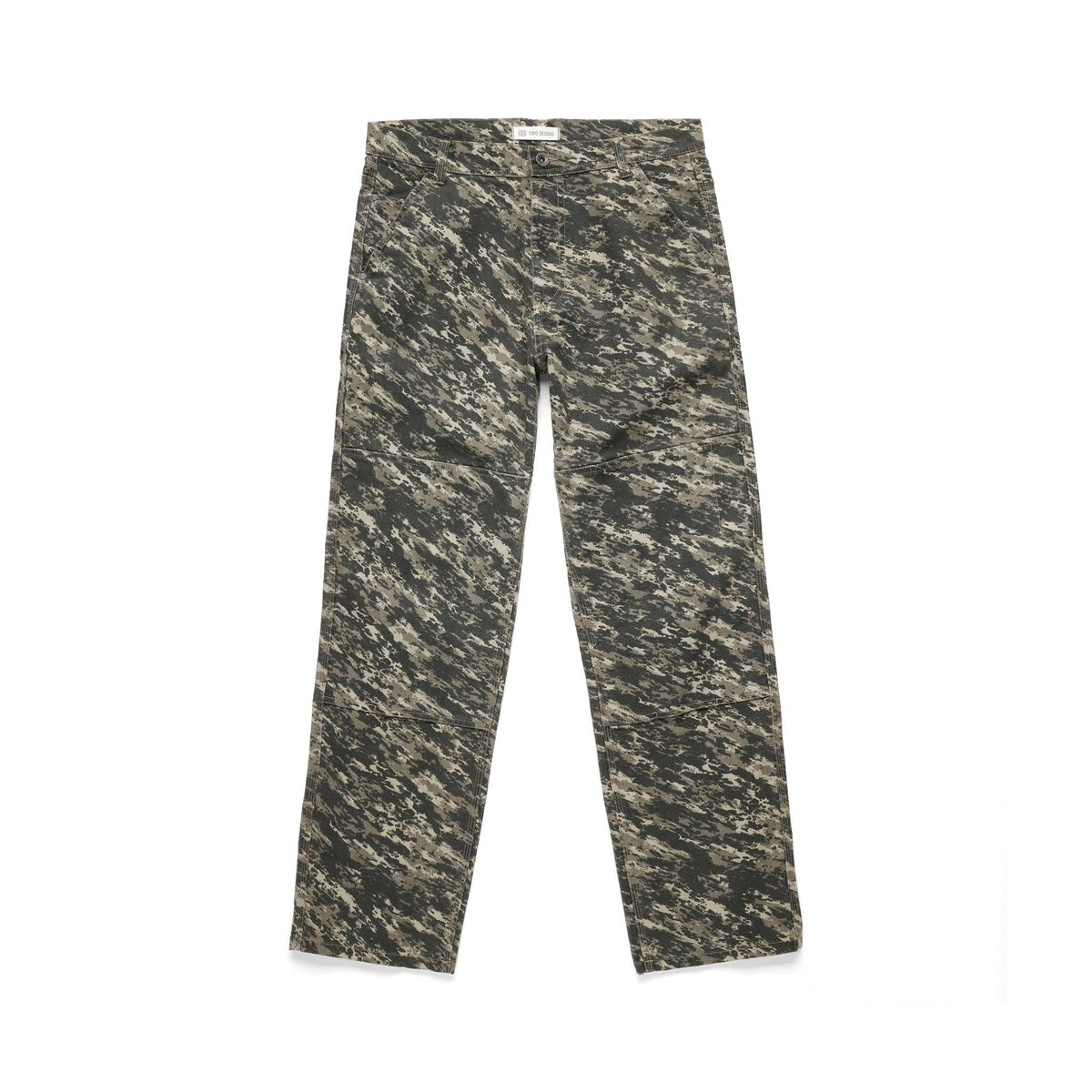 Front View of Topo Designs Utility Pants - Men's in "Beetle Yukon"
