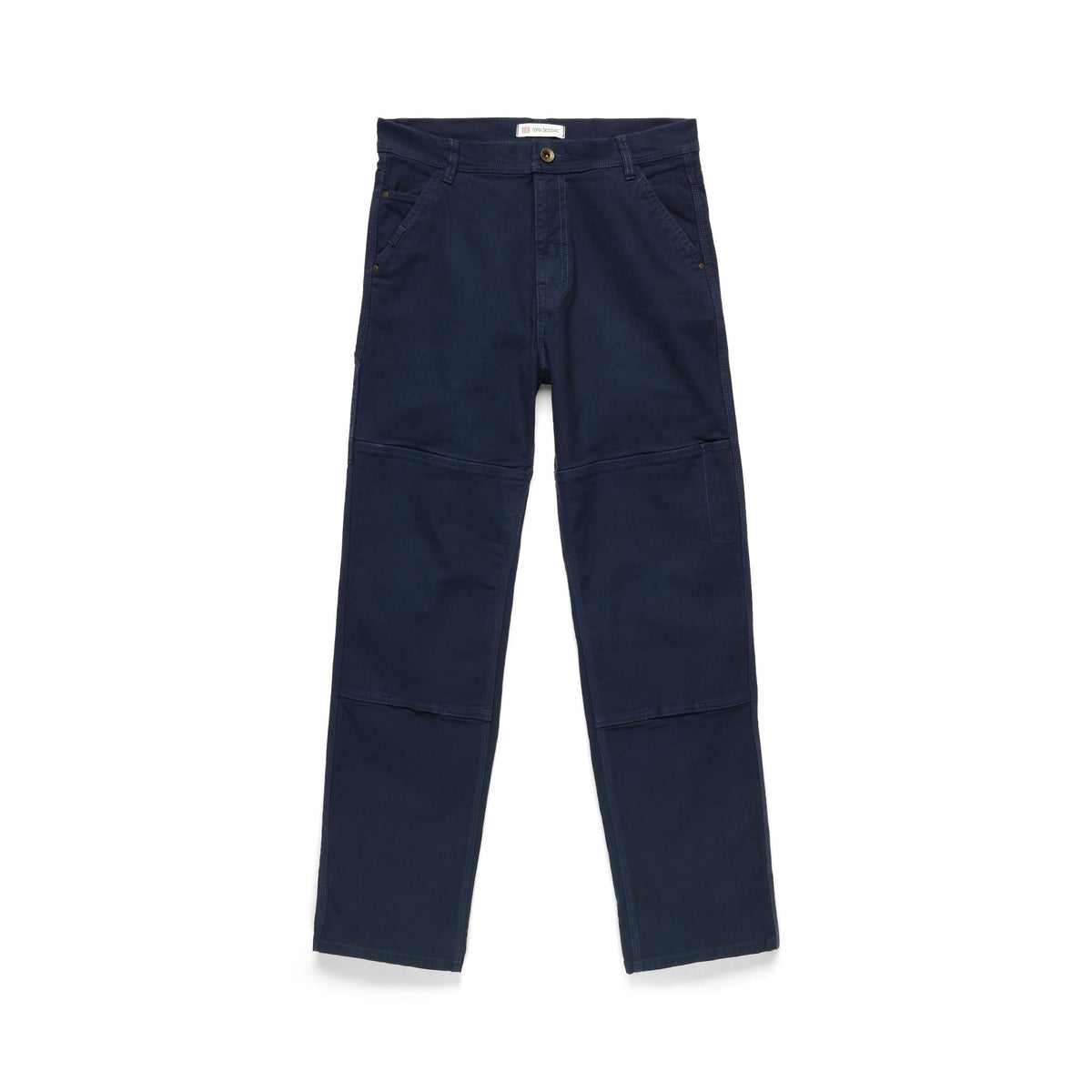 Front View of Topo Designs Utility Pants - Men's in "Midnight"