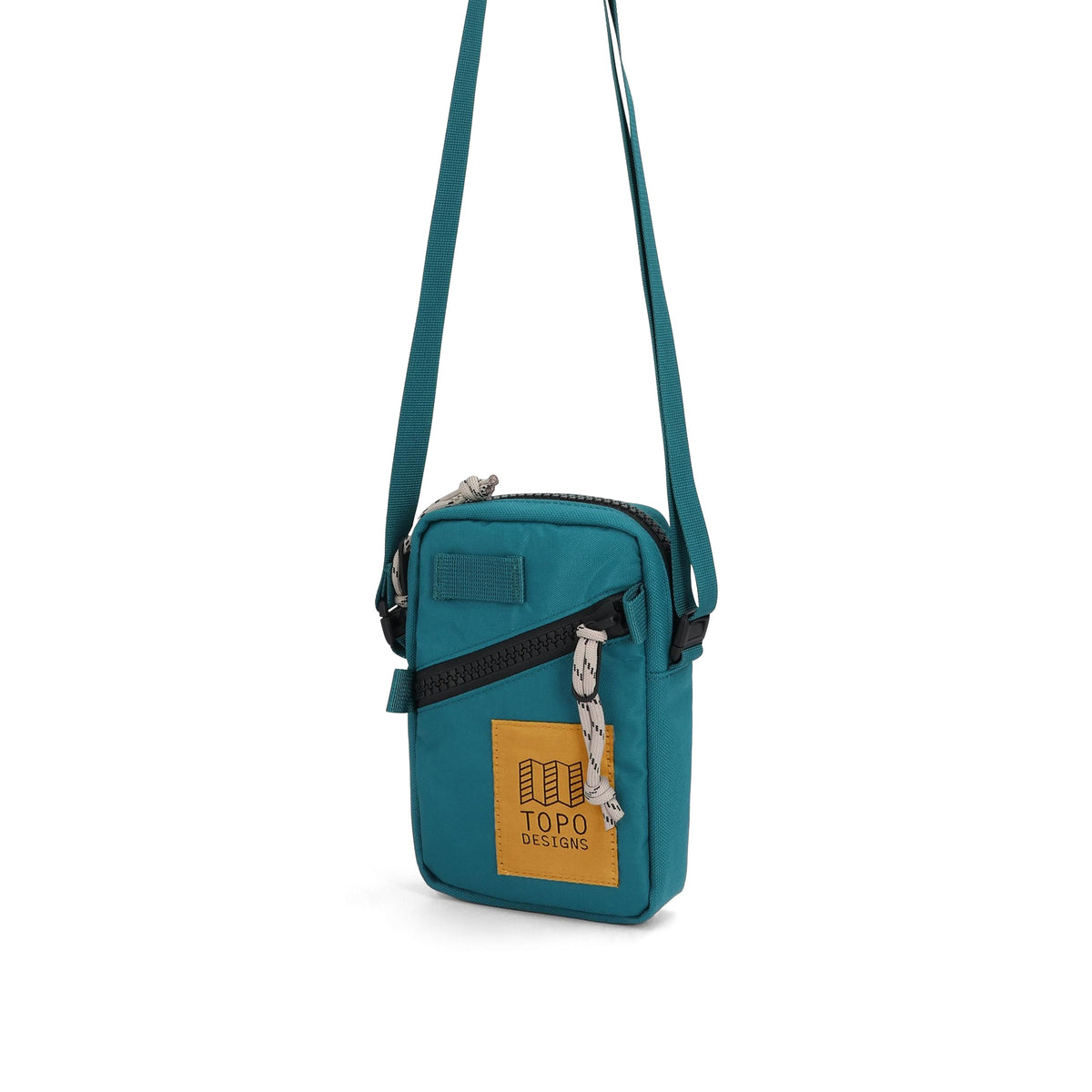 Front View of Topo Designs Mini Shoulder Bag in "Spruce"