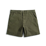 Front white background image of Topo Designs Utility Shorts - Men's in "Beetle"