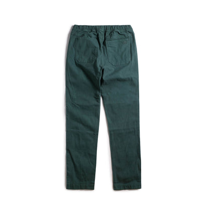 Back View of Topo Designs Dirt Pants Slim - Women's in "Evergreen"
