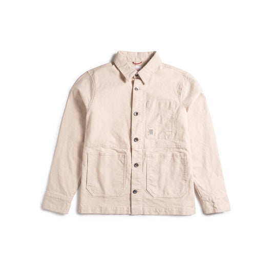 Front shot of Utility Jacket Women's in "Undyed"